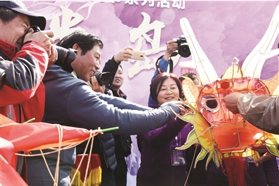阳澄半岛放风筝
